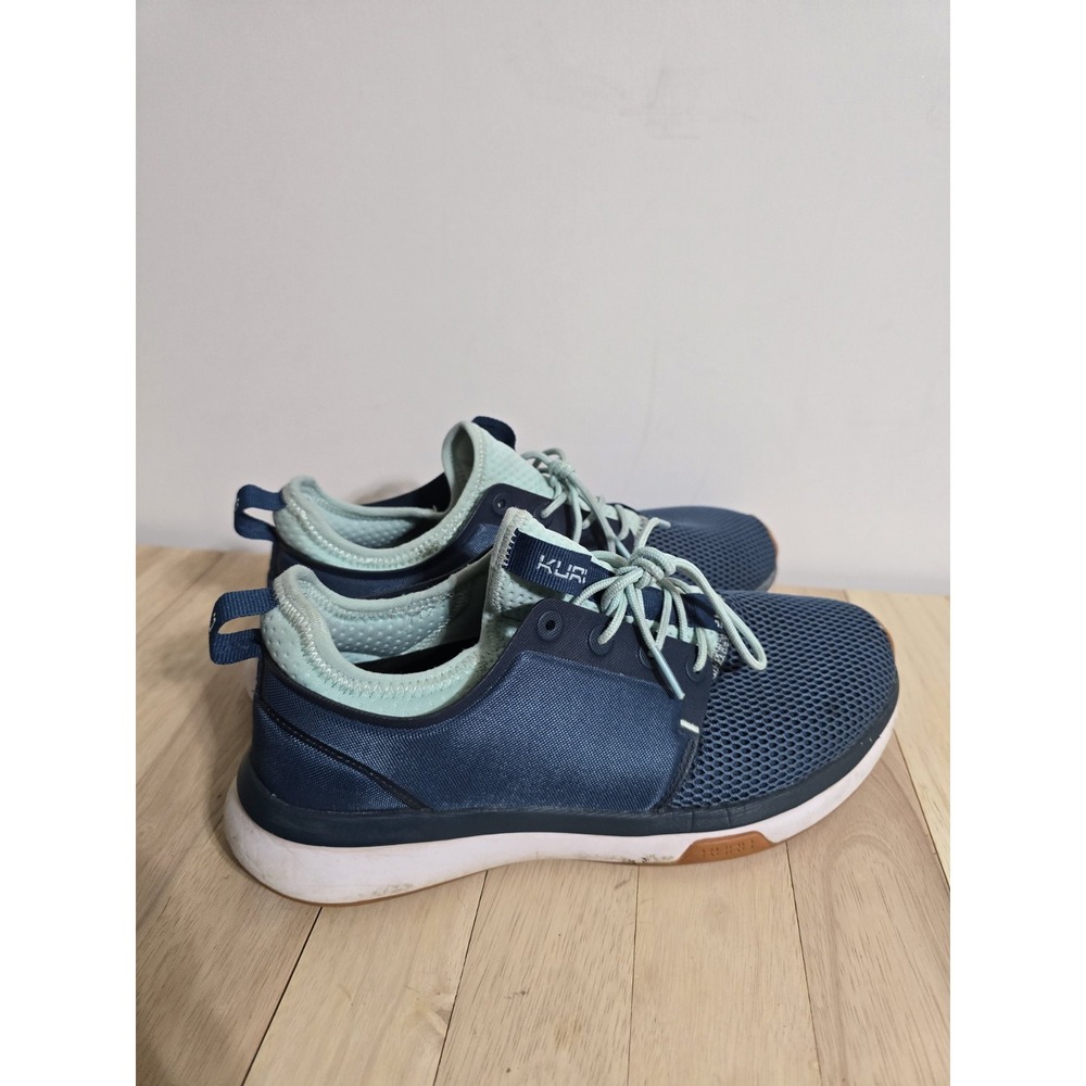 Kuru Atom Blue Athletic Shoe Walking Running Shoes Size 9 Womens Blue White Gum